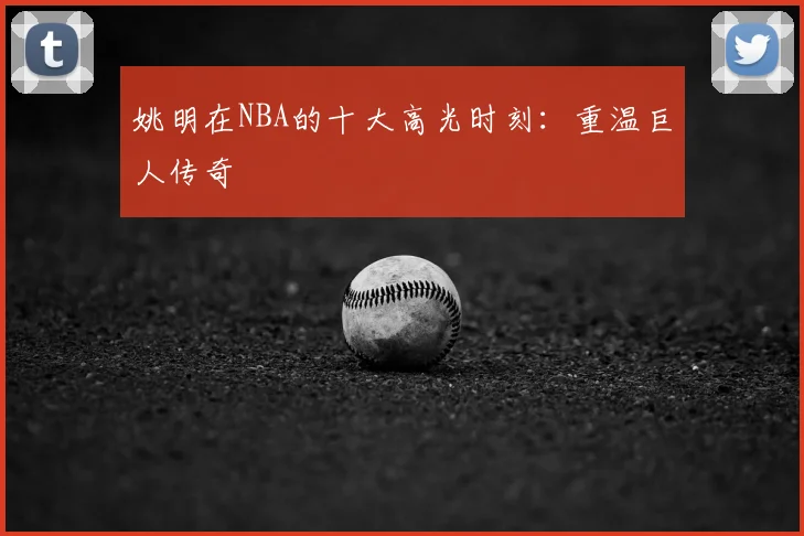 姚明在NBA的十大高光时刻：重温巨人传奇